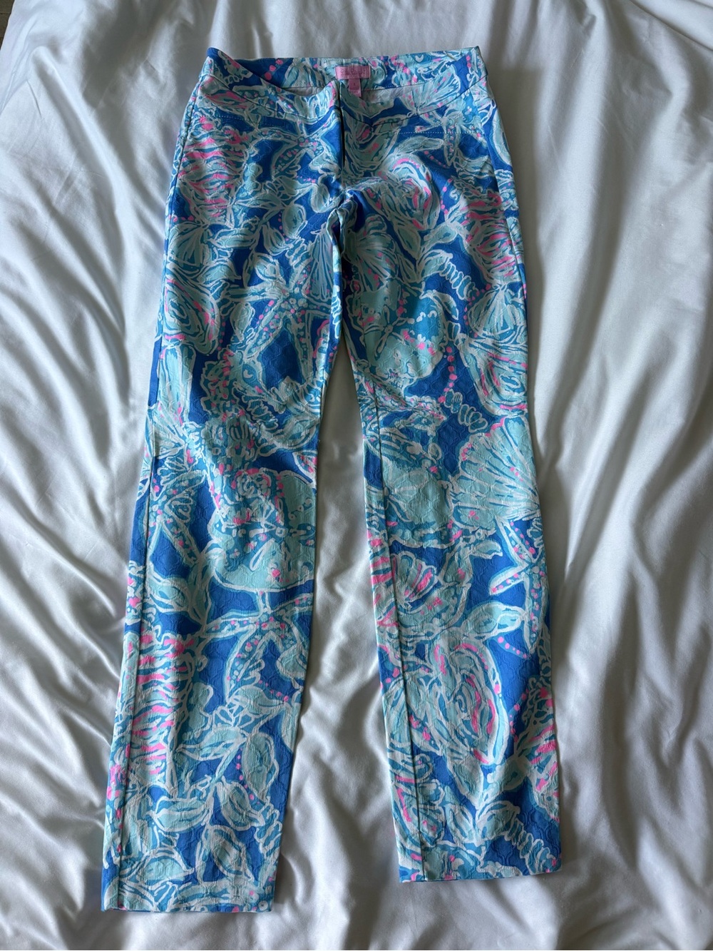 Lilly Pulitzer Blue Floral Pants